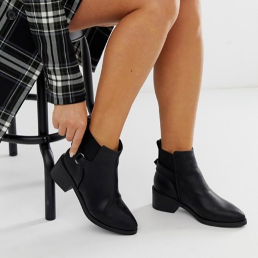 Brand new booties! ASOS buckle chelsea boots